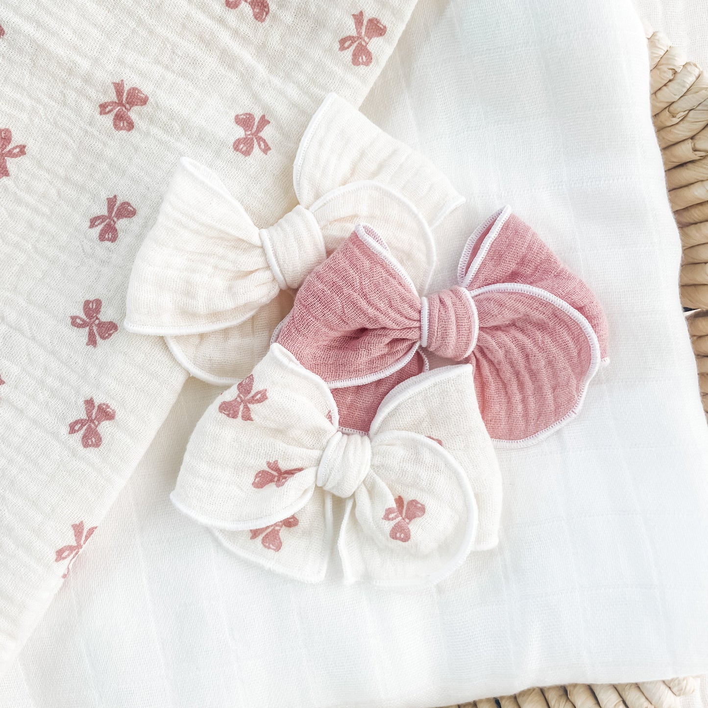 Petite Bows Muslin Fable Bow