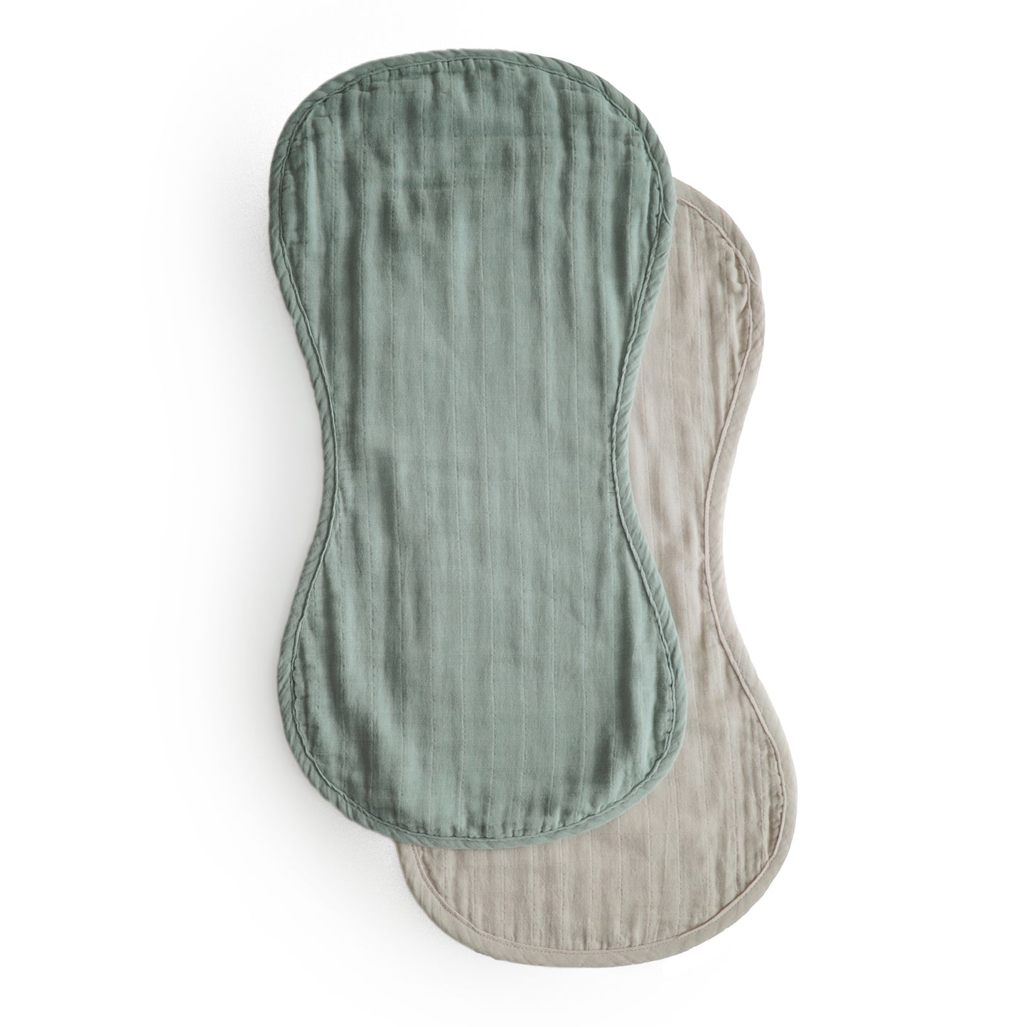 Burp Cloth - Roman Green/Fog