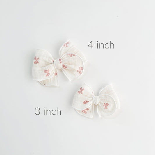 Petite Bows Muslin Fable Bow