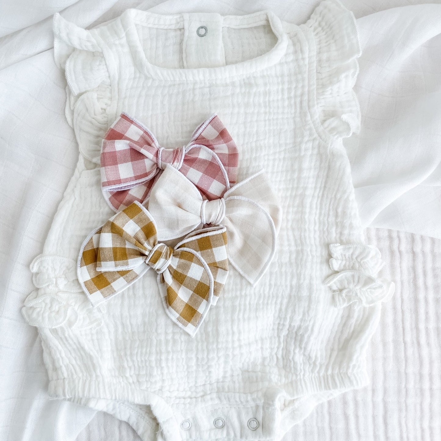 Gingham Fable Bow