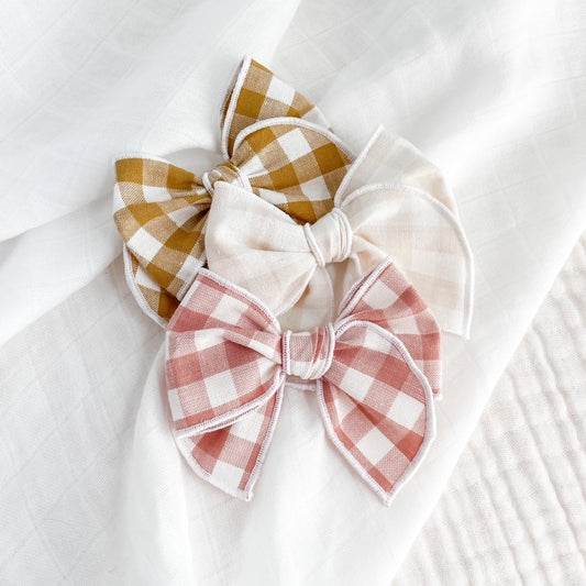 Gingham Fable Bow