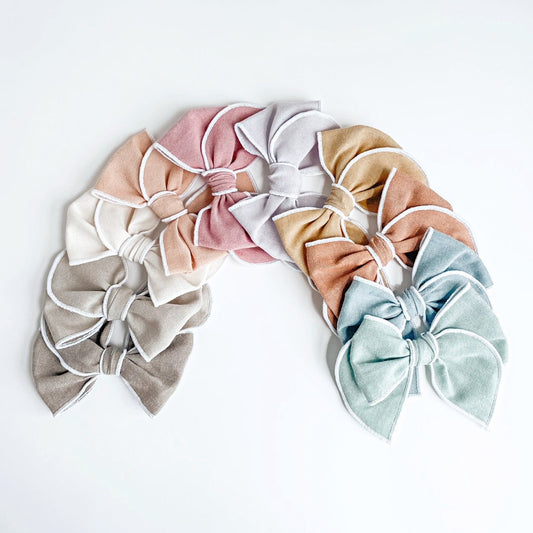 Chambray Fable Bow