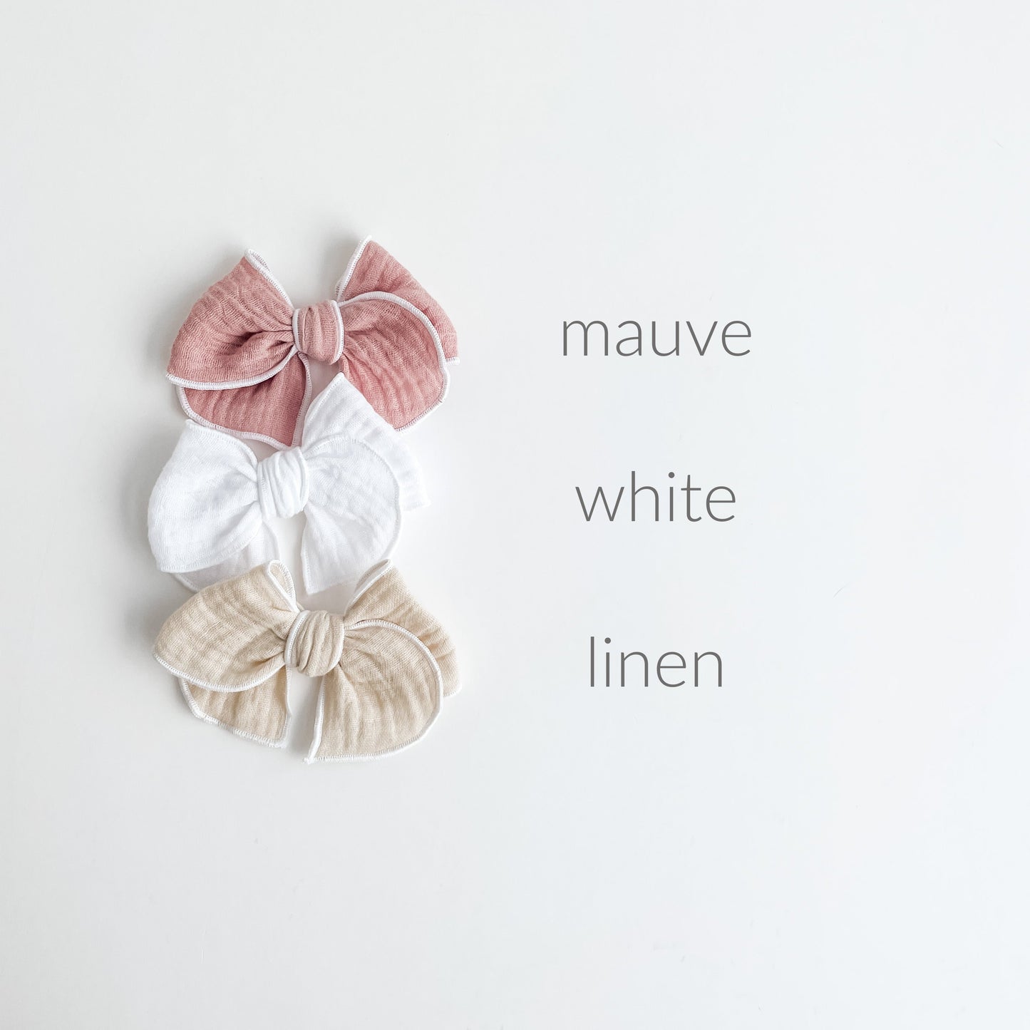 Muslin Fable Bow