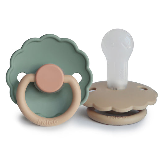 FRIGG SILICONE BABY PACIFIER (WILLOW/CROISSANT) 2-PACK