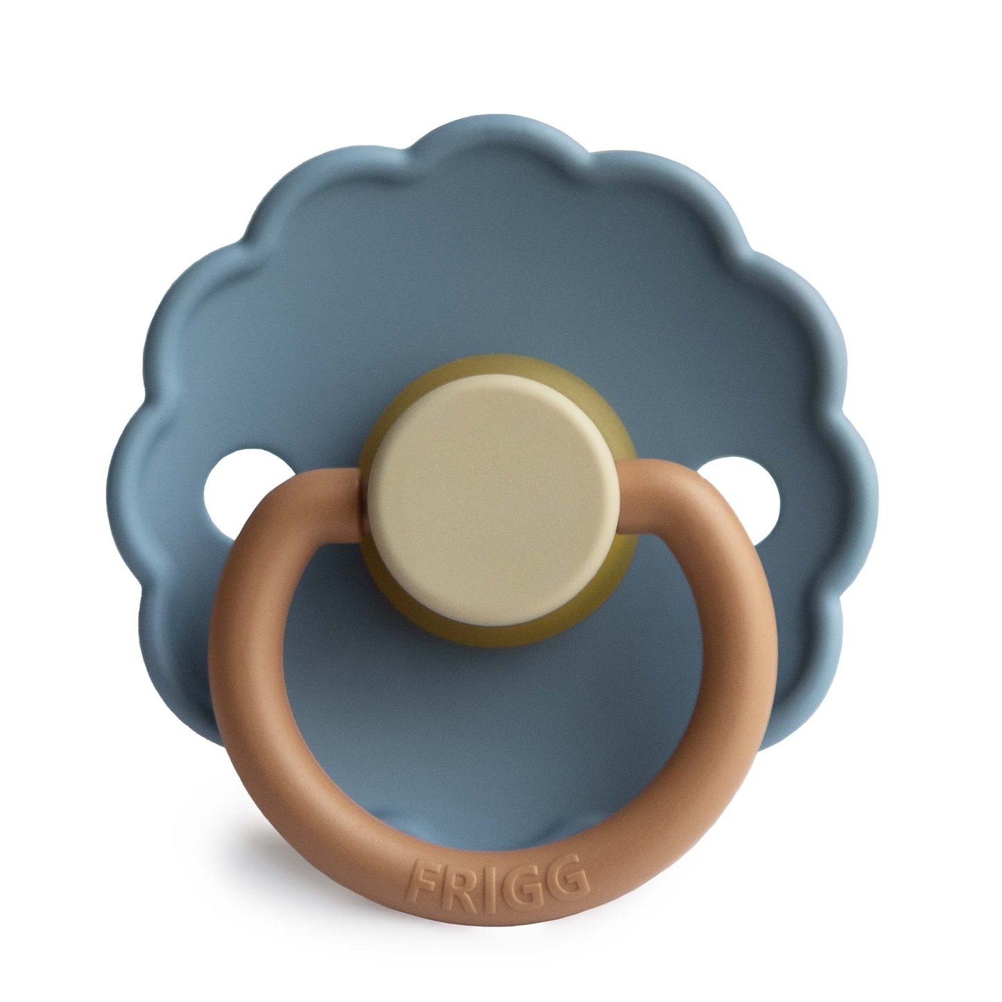FRIGG Daisy Natural Rubber Pacifier | Colorblock (Breeze)