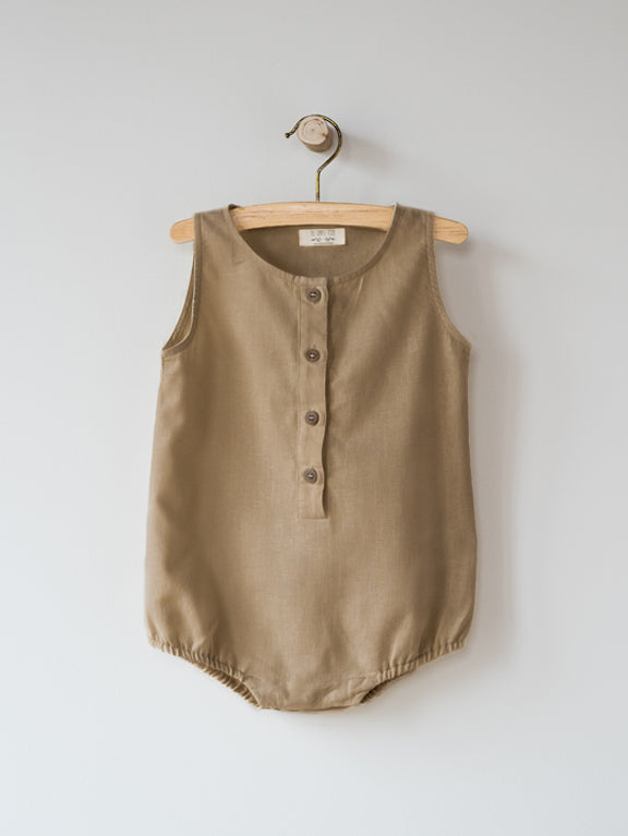 The Freedom Romper - Camel